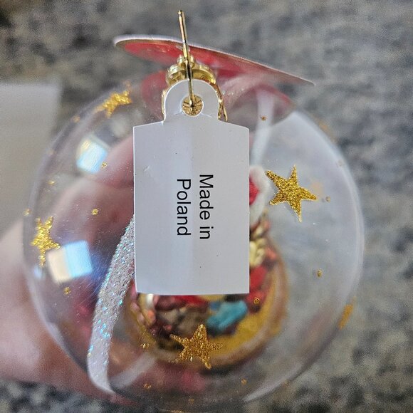 RARE NWT CHRISTOPHER RADKO TOYLAND TREASURES BALL DROP SNOWGLOBE ORNAMENT - Picture 8 of 9